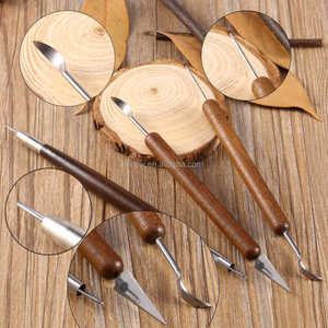 Công Cụ Điêu Khắc Hai Đầu Thiết Lập Mô Hình Công Cụ Đất Sét Công Cụ Điêu Khắc - Product Image 5