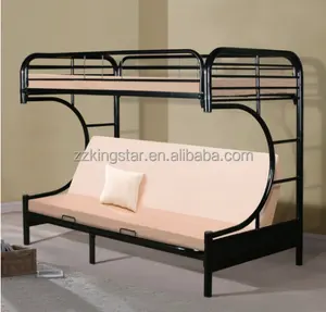 廉价折叠沙发暨双层床设计金属双层床批发