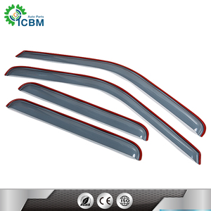 Xe Visor 4 cái/bộ cửa sổ xe làm lệch hướng gió & visors <span class=keywords><strong>Sun</strong></span> visors mưa lá chắn gió lá chắn - Product Image 1