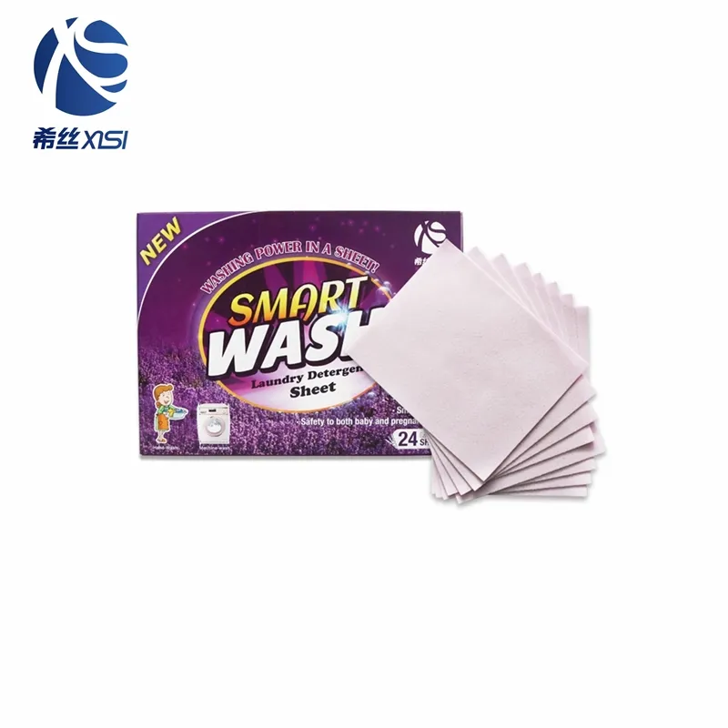 Laundry detergent products lavender fragrance cleaning cloth baby detergent paper sheets