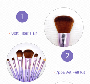 BIOAQUA Park-Juego de brochas de maquillaje, Set de pinceles de maquillaje fino, base de labios, no comer en polvo, herramientas de belleza, fabricante - Product Image 5
