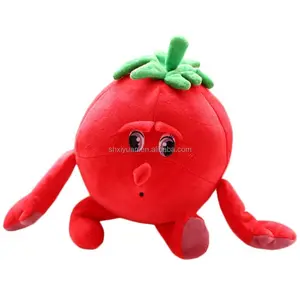 Wholesale mini cute children storytelling plush fruit vegetables puppets toys