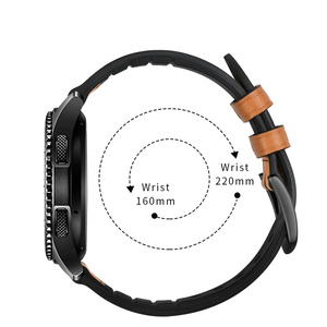 Nouveau bracelet de montre en cuir Silicone de 22mm pour <span class=keywords><strong>Samsung</strong></span> <span class=keywords><strong>Gear</strong></span> <span class=keywords><strong>S3</strong></span> - Product Image 4