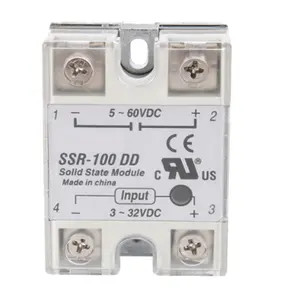 Cntopsun SSR-100DD Pabrik Wenzhou Fase Tunggal Ssr DC-DC Relay Industri Keadaan Padat