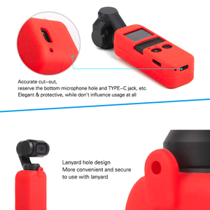 Xách tay đầy màu sắc Silicone Bìa trường hợp cho DJ I <span class=keywords><strong>Osmo</strong></span> Túi Gimbal làm bằng nhựa - Product Image 4