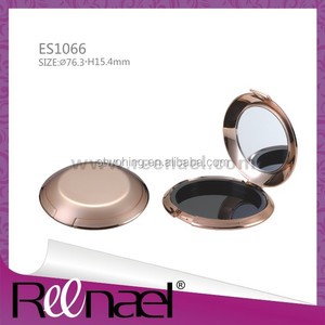 Nhỏ Bản Lề Nhựa Trường Hợp Vòng Hình Dạng Hộp 36 Mm <span class=keywords><strong>Eyeshadow</strong></span> Container Với Cửa Sổ - Product Image 4