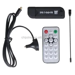 DVB-T DAB FM，RTL2832U和R820T调谐器，迷你USB RTL-SDR和ADS-B接收器套件，兼容无线电，MCX输入，Easy Intall，25-1700 MHz