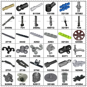 Pandatoys gạch 742 khối huyền diệu bánh gạch tùy chỉnh màu sắc giáo dục Kid đồ chơi kỹ thuật Bánh răng Samsonite 21 răng khối (số 742) - Product Image 6