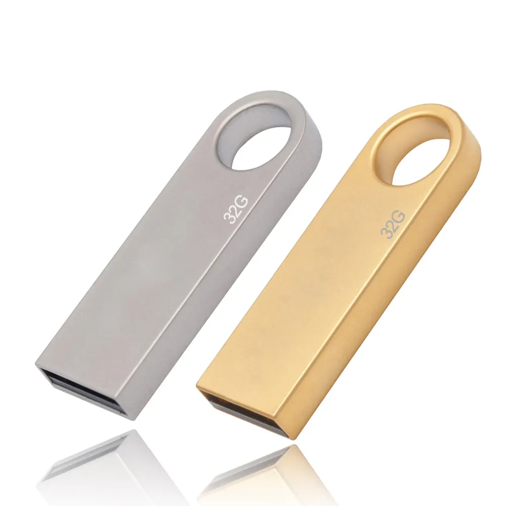 OEM Logo Metall Mini Pen Drive 8GB 16GB 32GB 64GB Memory Stick 3.0 USB Wasserdichte Flash-Festplatte Hochgeschwindigkeits-USB-Flash-Laufwerk 128GB