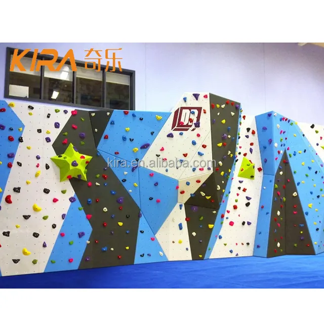 Alta Qualidade Bouldering Wall Indoor/Outdoor Artificial Rock Climbing Wall para playground