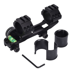 Kabarcık seviyesi ile taktik çift kapsam dağı yüzük montaj 21mm montaj uyar - Product Image 6