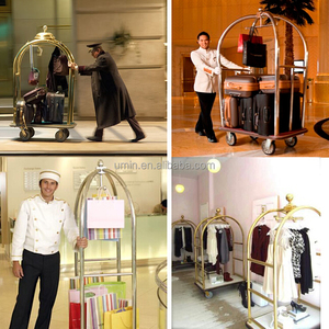 Hotel Concierge Birdcage Trolley Carrello per i Bagagli - Product Image 6