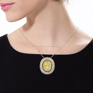 Oro 18k plateado <span class=keywords><strong>virgen</strong></span> <span class=keywords><strong>de</strong></span> <span class=keywords><strong>guadalupe</strong></span> - Product Image 4
