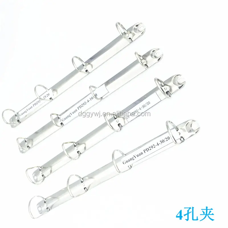 wholesale D shape 4 ring clip 35mm inner height metal clip