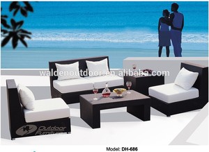 Anti UV exterior poli rattan muebles DH-686 - Product Image 1