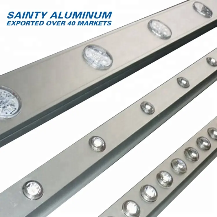 Profilo in alluminio per led con lavorazione CNC funziona
