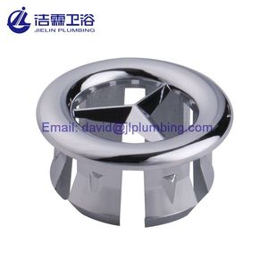 Couvercles de trou de débordement de bassin en plastique de conception moderne pour l'usage de salle de bains - Product Image 4