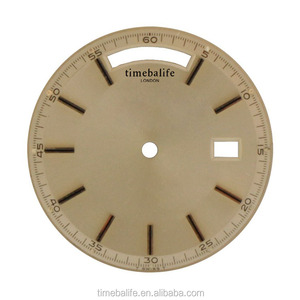 Mặt Đồng Hồ Nam Thời Trang Mặt Đồng Hồ Có Điểm Chuẩn Màu Vàng Xanh Dương Có Ngày Chỉ Số 3D Thật Thiết Kế Theo Yêu Cầu 2017 - Product Image 3