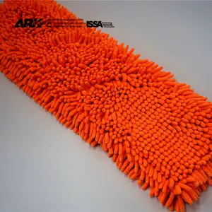 Microfiber 셔닐 실 젖은 산업 mop 패드 피복 소매 건조한 먼지 mop