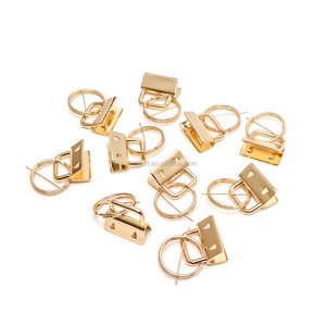 Key Fob Phần Cứng Cổ Phiếu Sáng Bóng Vàng Key Fob Phần Cứng 1Inch, 25Mm Key Fob - Product Image 4