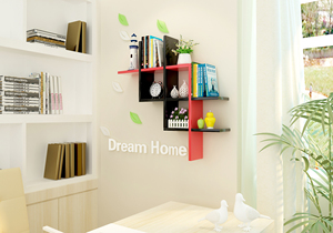 Estantería <span class=keywords><strong>de</strong></span> libros montada en la pared, muestra gratis, diseño para el hogar - Product Image 6