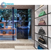 Présentoir Mural Haut de Gamme pour Sacs à Main, Étagère d'Exposition Vitrine de Sacs pour Dames