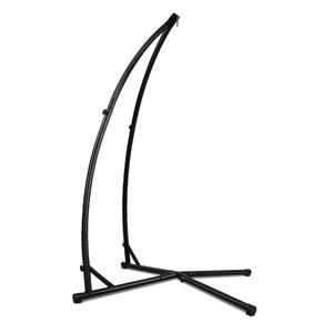 Soporte <span class=keywords><strong>para</strong></span> silla <span class=keywords><strong>colgante</strong></span> al aire libre, <span class=keywords><strong>hamaca</strong></span> con marco de acero en forma de soporte con <span class=keywords><strong>base</strong></span> "X" negra - Product Image 2