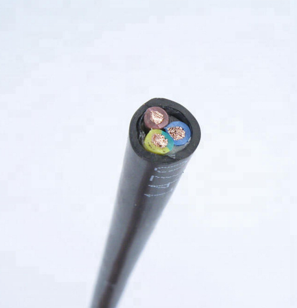 450/750V H07RN-F Rubber Insulated Cable 3 Cores Cu/EPR/CPE Waterproof Cable 4x10 Soow 4x8 AWG H05RN-F 3G 1.5mm to 2.5mm