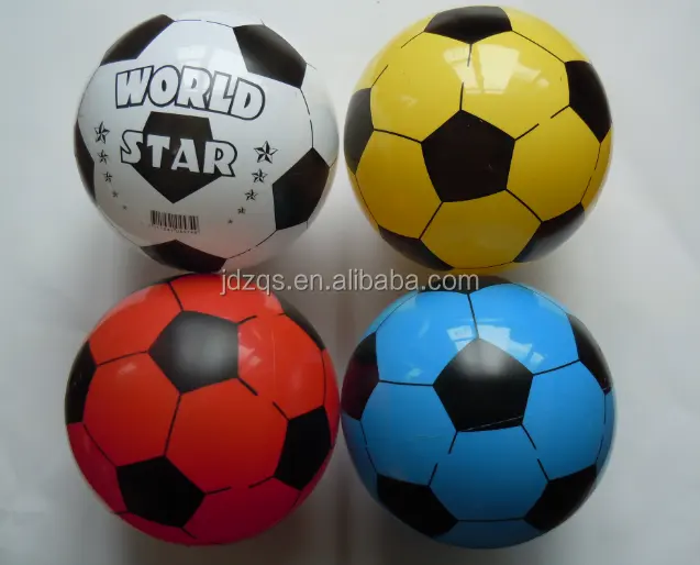 PVC-プラスチック製インフレータブルおもちゃボール/サッカーおもちゃボール