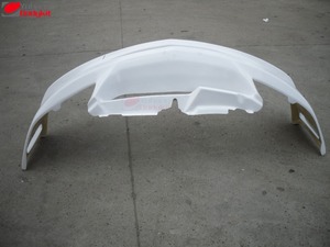 Parachoques Delantero de Fibra de Vidrio Estilo <span class=keywords><strong>EVO</strong></span> <span class=keywords><strong>9</strong></span> JUN de Alta Calidad Yuhang para Mitsubishi <span class=keywords><strong>Lancer</strong></span> 1990-1992 (Negro/Blanco) - Product Image 2