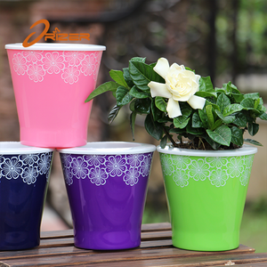Vente chaude! Intérieur et en plein air jardin décoratif pas cher <span class=keywords><strong>petit</strong></span> <span class=keywords><strong>creux</strong></span> planteurs pots de fleurs table - Product Image 3