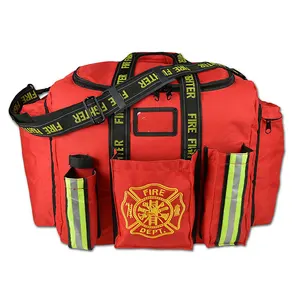 Blitz X Premium Feuerwehrmann Feuerwehrmann XL Schritt-In Beteiligung Feuer Bunker Duty Getriebe Tasche w/Schulter Gurt & vorne Operationen Tactic