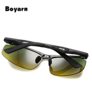Polarizada visión nocturna del día hombres <span class=keywords><strong>de</strong></span> aluminio y magnesio gafas verde amarillo gafas táctica militar H015 - Product Image 5