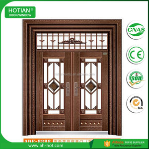 Puerta <span class=keywords><strong>de</strong></span> Entrada <span class=keywords><strong>de</strong></span> Acero con Insertos <span class=keywords><strong>de</strong></span> Vidrio Ovalados <span class=keywords><strong>de</strong></span> Lujo, <span class=keywords><strong>Diseño</strong></span> <span class=keywords><strong>de</strong></span> Alta Calidad - Product Image 3