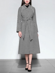 OEM Longue <span class=keywords><strong>Poule</strong></span> <span class=keywords><strong>Manteau</strong></span> Ceinture <span class=keywords><strong>De</strong></span> Mode Manteaux D'hiver Perles Femmes <span class=keywords><strong>Manteau</strong></span> En Laine - Product Image 2