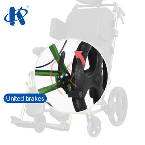 Sedia a rotelle emiplegica economica per bambini con seduta regolabile e schienale Kaiyang KY958-C-36 - Product Image 6