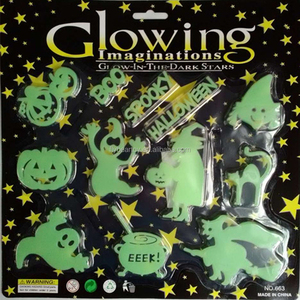De etiqueta de la pared de brillan en la oscuridad de etiqueta engomada de la ventana luminoso fluorescente del decoraciones - Product Image 3