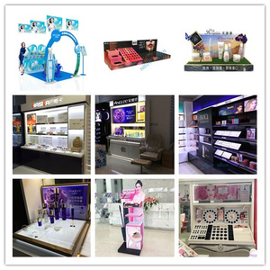 Hiển thị thương mại Booth/Triển Lãm Hiển Thị <span class=keywords><strong>Stand</strong></span> Mới Nhất Cửa Hàng Mỹ Phẩm Design Tông Mỹ Phẩm Màn Hình Đứng để Beauty Trang Điểm Kệ - Product Image 6
