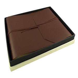<span class=keywords><strong>Album</strong></span> <span class=keywords><strong>Photo</strong></span> en cuir véritable, grande taille, avec boîte cadeau, Page de Style scrapbooking - Product Image 5