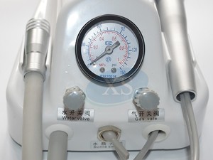 Laboratorio portatile mini turbina dentale unità scatola di controllo con 3 way siringa di plastica Desk-top tipo di lavoro con aria compressore - Product Image 3