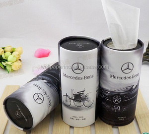 Tube d'essuie-tout pour voiture, 50 pièces, 60 mouchoirs - Product Image 2