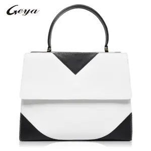 The most popular guangzhou brand handbag china excellent quality leather bag with low price