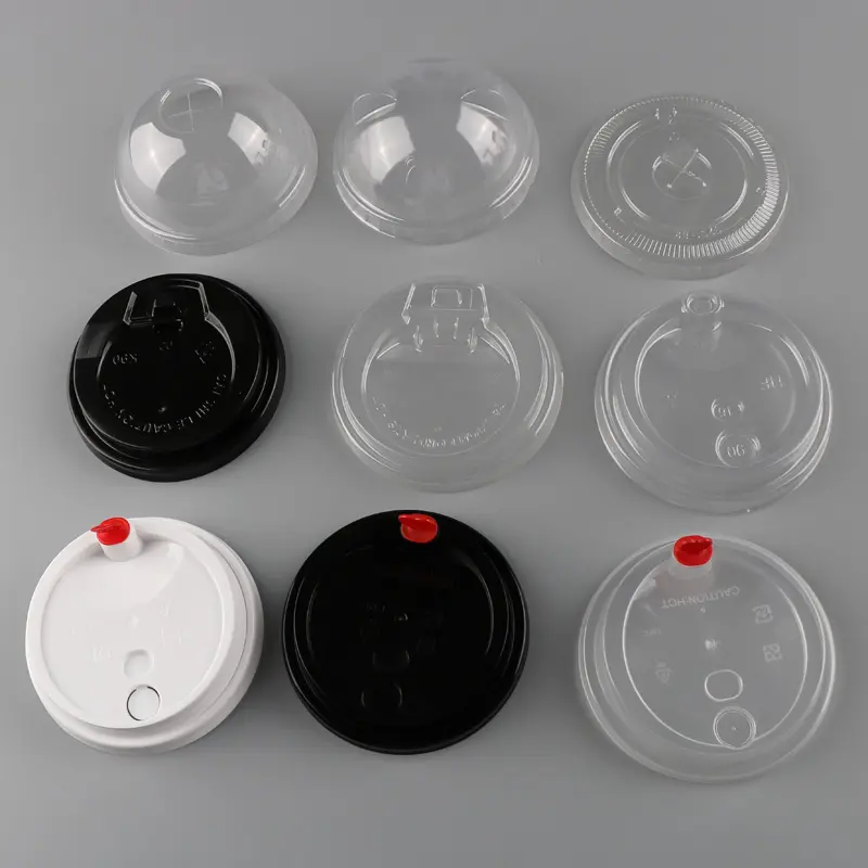 90 Mm Wegwerp Plastic Beker Deksel Cover Universele Koffie Beker Deksel