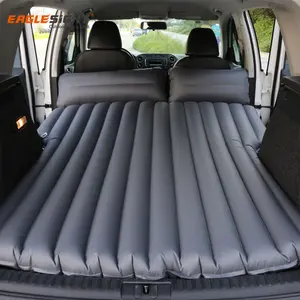 PVC su geçirmez araba seyahat hava yatağı şişme yatak için pompa ile araba
