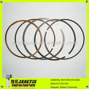 Xy 93744884 ring kit piston GUA zanetol 1.4l standard piston ring ring for piston chevrolet new sail 93744884 3 months 1.4l cn gua
