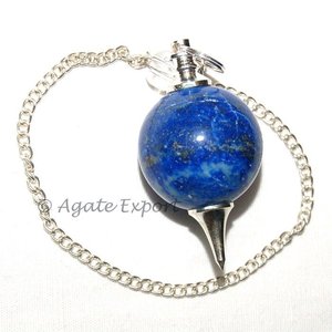 Pendules à boule en Lapis-Lazuli, exportation par agate, 10 pièces - Product Image 1
