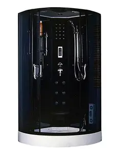 Manufacturer Black Sliding Door Shower Cabin 90 With Massage Function