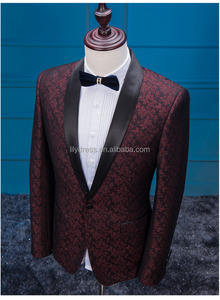 HD065 (chaqueta+pantalones) <span class=keywords><strong>Traje</strong></span> de Hombre Nuevo Modelo 2022 para Boda, Primavera/Otoño, <span class=keywords><strong>Traje</strong></span> <span class=keywords><strong>Rojo</strong></span> Casual, Corte Entallado, <span class=keywords><strong>Traje</strong></span> de Gala - Product Image 3