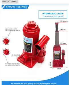 Car Lifting Hydraulic Bottle Jack 5 Ton