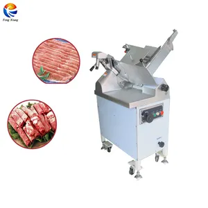 Hot Koop FQP-380 Ce-Goedgekeurd Industriële Automatische Bevroren Geit Vlees Snijmachine Snijmachine